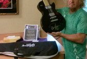 SAMMY HAGAR AUTOGRAPHED GUITAR - AUCTION TO BENEFIT GNG NON-PROFIT CHILDREN'S MUSIC PROGRAM