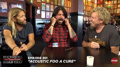 2018-04-08 @ Rock & Roll Road Trip with Sammy Hagar - Episode 301 (Acoustic Foo A Cure)