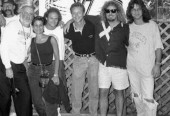 Ron Herbert with Sammy & Van Halen in New York for 5150 Tour