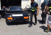 Filming Jay Leno's Garage