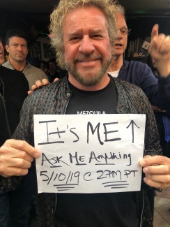 Sammy Hagar Reddit AMA May 10th