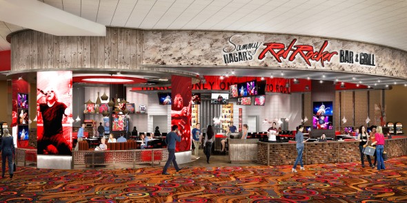 SAMMY HAGAR'S RED ROCKER BAR & GRILL - SOUTHLAND PARK GAMING & RACING - COMING SOON!