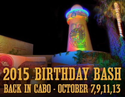 2015-10-07 @ Cabo Wabo Cantina - Birthday Bash! Night 1